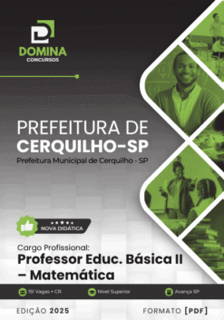 Apostila Professor de Matemática Cerquilho SP 2025