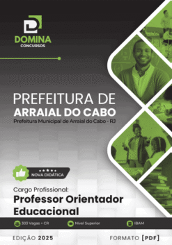 Apostila Professor Orientador Educacional Arraial do Cabo RJ 2025