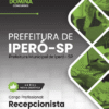 Apostila Recepcionista Iperó SP 2025