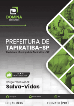Apostila Salva Vidas Tapiratiba SP 2025