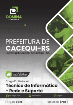 Apostila Técnico de Informática Cacequi RS 2025