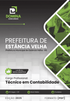 Apostila Técnico em Contabilidade Estância Velha RS 2025