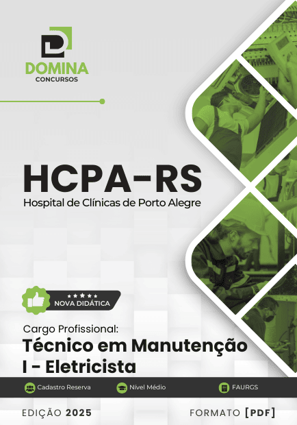 Apostila Técnico em Manutenção Eletricista HCPA RS 2025 1 Apostila Técnico em Manutenção Eletricista HCPA RS 2025