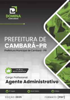 Apostila Agente Administrativo Cambará PR 2025
