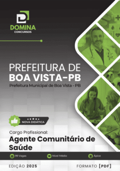 Apostila Agente Comunitário de Saúde Boa Vista PB 2025