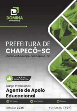 Apostila Agente de Apoio Educacional Chapecó SC 2025