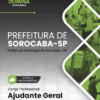 Apostila Ajudante Geral Sorocaba SP 2025