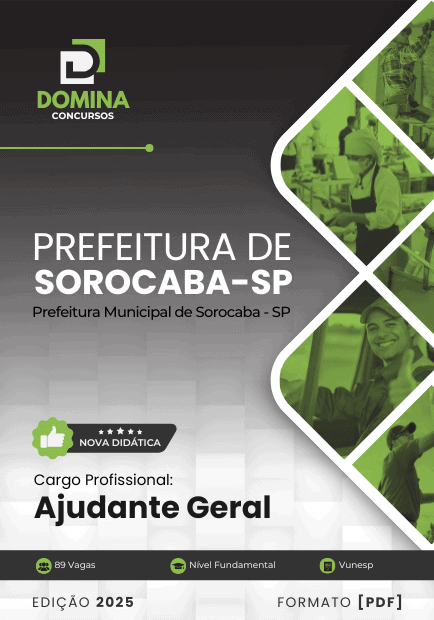 Apostila Ajudante Geral Sorocaba SP 2025 1 Apostila Ajudante Geral Sorocaba SP 2025