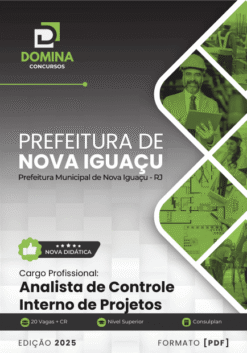 Apostila Analista Controle Interno Projetos Nova Iguaçu RJ 2025