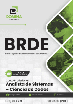 Apostila Analista de Sistemas Ciência de Dados BRDE 2025