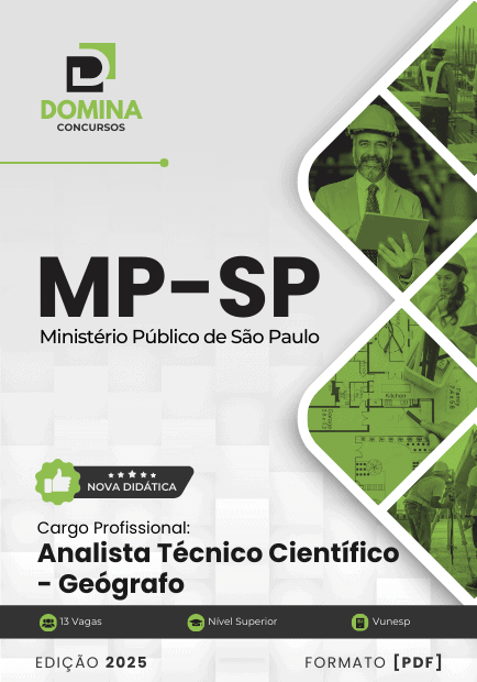 Apostila Analista Técnico Geógrafo MP SP 2025 1 Apostila Analista Técnico Geógrafo MP SP 2025