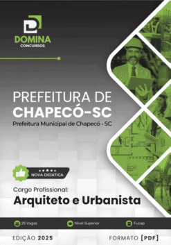 Apostila Arquitetura e Urbanismo Chapecó SC 2025