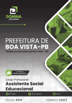 Apostila Assistente Social Educacional Boa Vista PB 2025