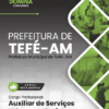 Apostila Auxiliar de Serviços Urbanos Tefé AM 2025