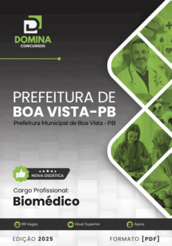 Apostila Biomédico Boa Vista PB 2025