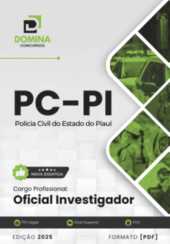 Apostila Concurso Oficial Investigador PC PI 2025