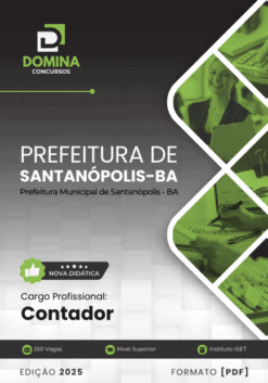 Apostila Contador Santanópolis BA 2025