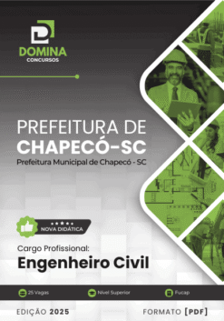 Apostila Engenheiro Civil Chapecó SC 2025
