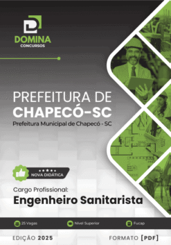 Apostila Engenheiro Sanitarista Chapecó SC 2025
