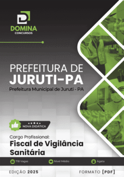 Apostila Fiscal de Vigilância Sanitária Juruti PA 2025