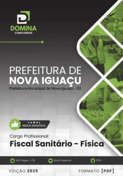 Apostila Fiscal Sanitário Física Nova Iguaçu RJ 2025