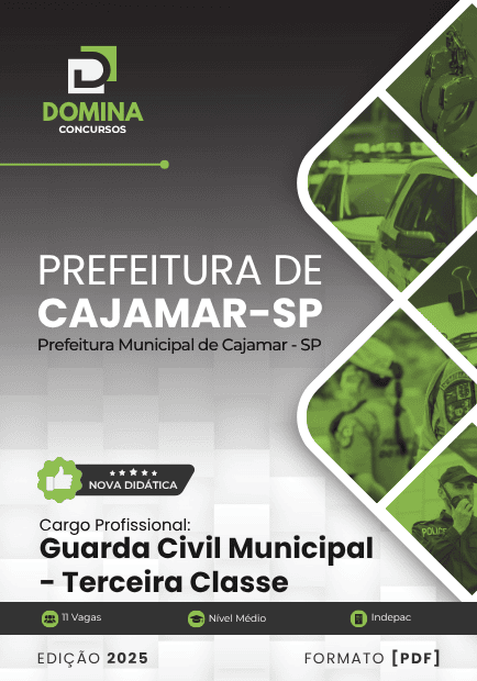 Apostila Guarda Civil Municipal Cajamar SP 2025 1 Apostila Guarda Civil Municipal Cajamar SP 2025