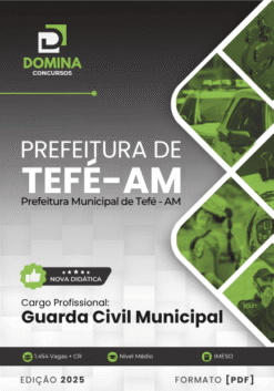 Apostila Guarda Civil Municipal Tefé AM 2025