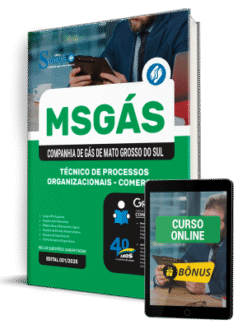 Apostila MSGÁS 2025 - Técnico de Processos Organizacionais - Comercial