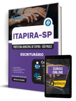 Apostila Prefeitura de Itapira - SP 2025 - Escriturário