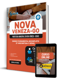 Apostila Prefeitura de Nova Veneza-GO 2025 - Ensino Fundamental Incompleto (5º Ano/Antiga 4ª Série)
