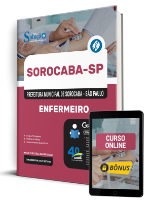 Apostila Prefeitura de Sorocaba - SP 2025 - Enfermeiro 1 Apostila Prefeitura de Sorocaba - SP 2025 - Enfermeiro