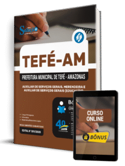 Apostila Prefeitura de Tefé-AM 2025 - Auxiliar de Serviços Gerais, Merendeira e Auxiliar de Serviços Gerais (Educação)
