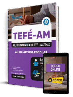 Apostila Prefeitura de Tefé-AM 2025 - Auxiliar Vida Escolar