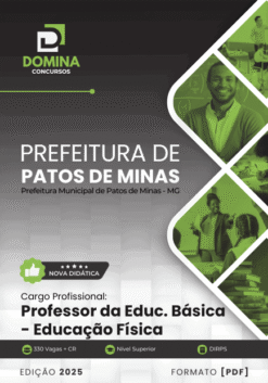 Apostila Professor de Educação Física Patos de Minas MG 2025