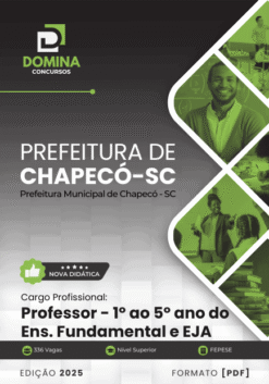 Apostila Professor de Ensino Fundamental Chapecó SC 2025