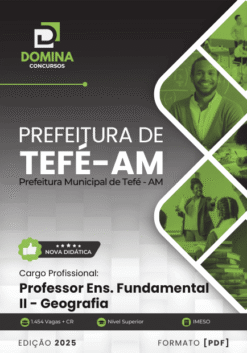 Apostila Professor de Geografia Tefé AM 2025