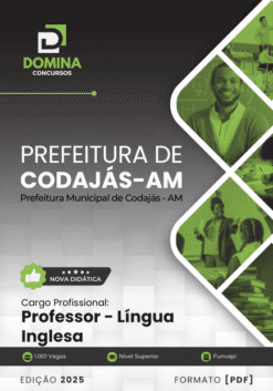Apostila Professor de Inglês Codajás AM 2025