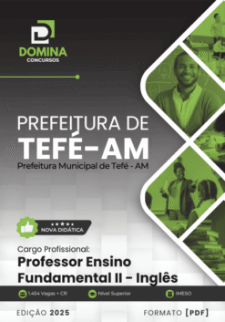 Apostila Professor de Inglês Tefé AM 2025