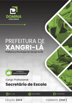 Apostila Secretário de Escola Xangri-lá RS 2025