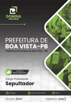 Apostila Sepultador Boa Vista PB 2025