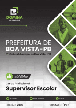 Apostila Supervisor Escolar Boa Vista PB 2025