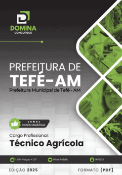 Apostila Técnico Agrícola Tefé AM 2025