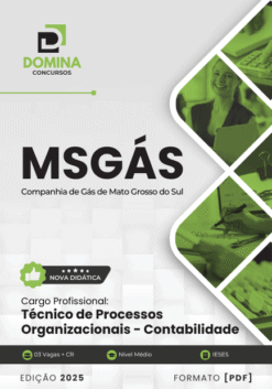 Apostila Técnico de Processos Organizacionais Contabilidade MSGás 2025