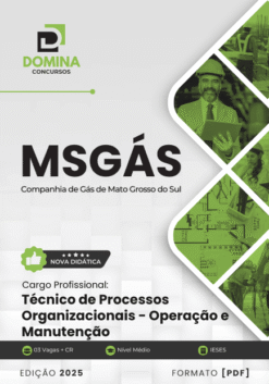Apostila Técnico de Processos Organizacionais Operação e Manutenção MSGás 2025