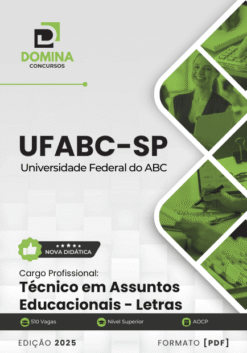 Apostila Técnico em Assuntos Educacionais Letras UFABC SP 2025
