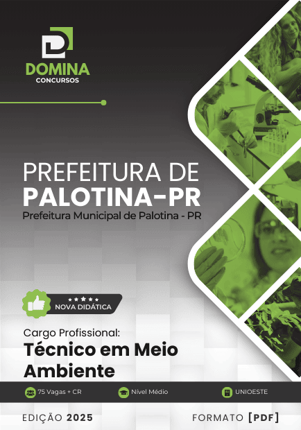 Apostila Técnico em Meio Ambiente Palotina PR 2025 1 Apostila Técnico em Meio Ambiente Palotina PR 2025