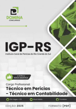 Apostila Técnico em Perícias Técnico em Contabilidade IGP RS 2025