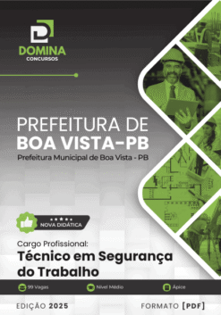Apostila Técnico em Segurança do Trabalho Boa Vista PB 2025