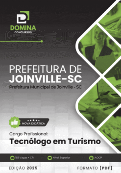 Apostila Tecnólogo em Turismo Joinville SC 2025