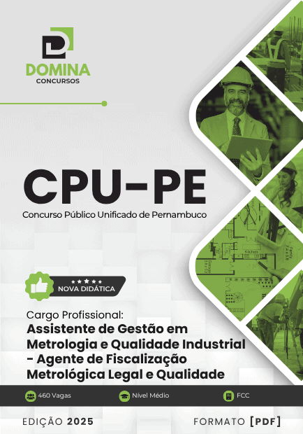 Apostila Agente de Fiscalização Metrológica Legal e Qualidade CPU PE 2025 1 Apostila Agente de Fiscalização Metrológica Legal e Qualidade CPU PE 2025
